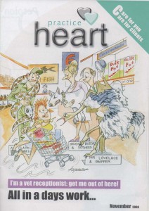 front cover of vet nurse magazine Practice Heart