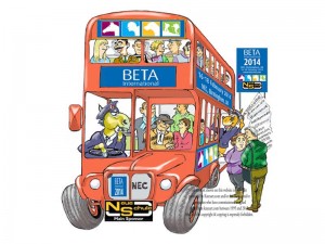 courtesy bus image for major NEC exhibition