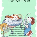 canine get well card from katesart range